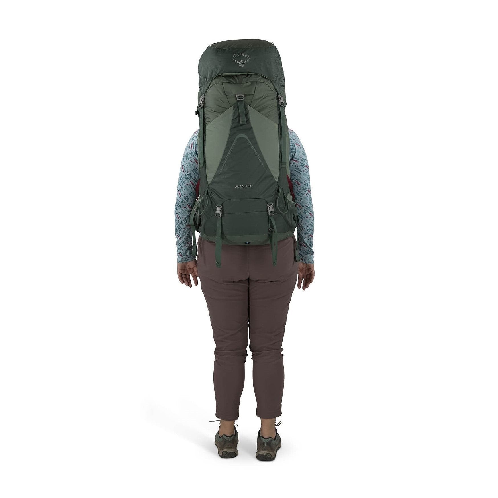 Osprey Aura AG LT - 50L - Koseret/Darjeeling Spring Green - WM/L Backpack - Reisartikelen-nl