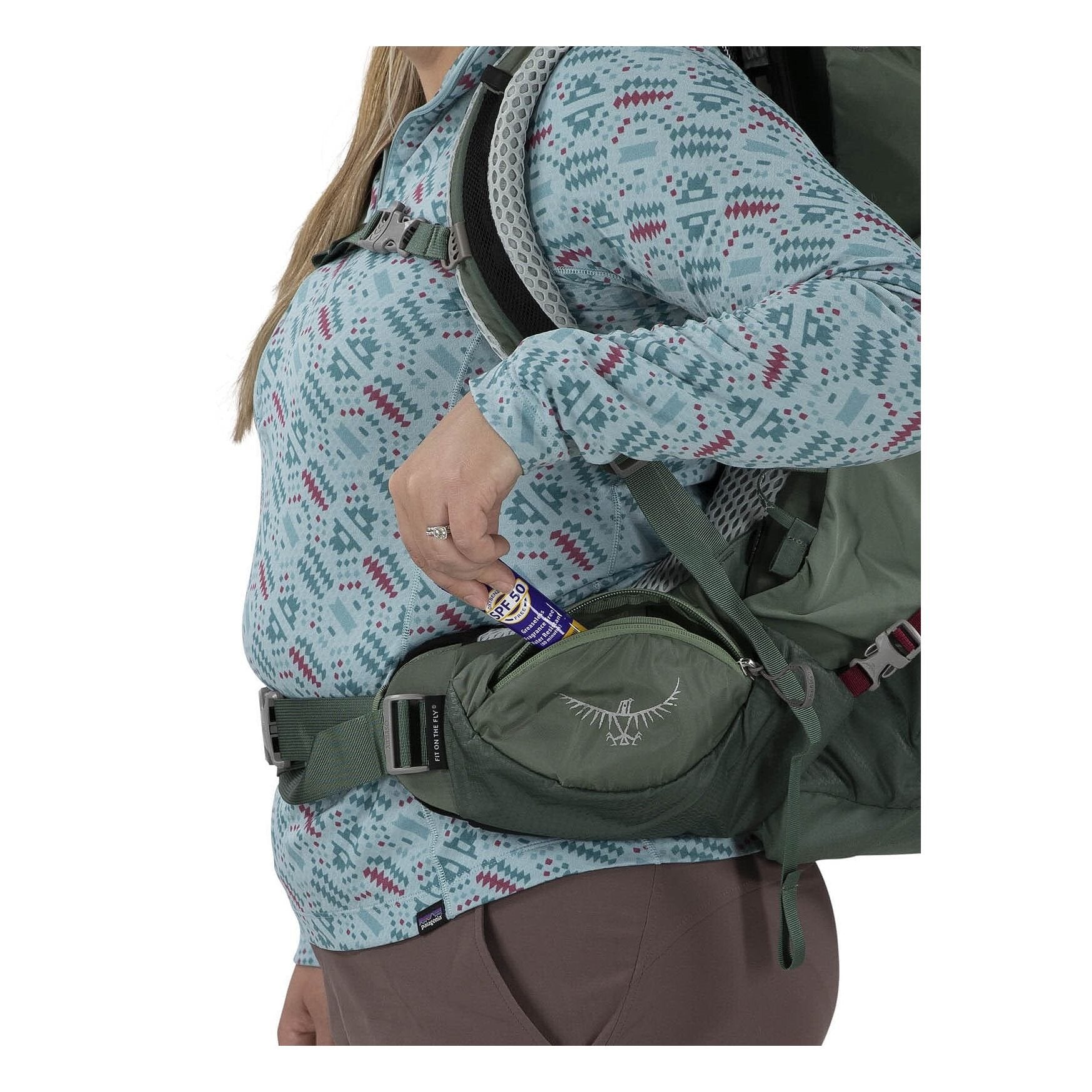 Osprey Aura AG LT - 50L - Koseret/Darjeeling Spring Green - WM/L Backpack - Reisartikelen-nl