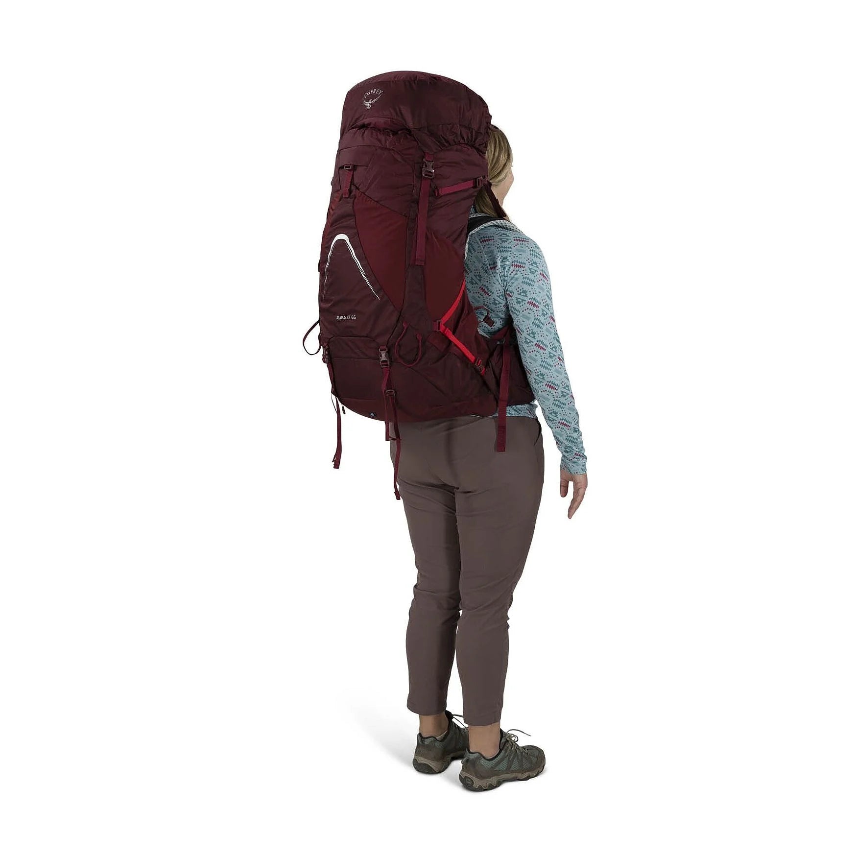 Osprey Aura AG LT - 65L - Antidote Purple - WXS/S Backpack - Reisartikelen-nl