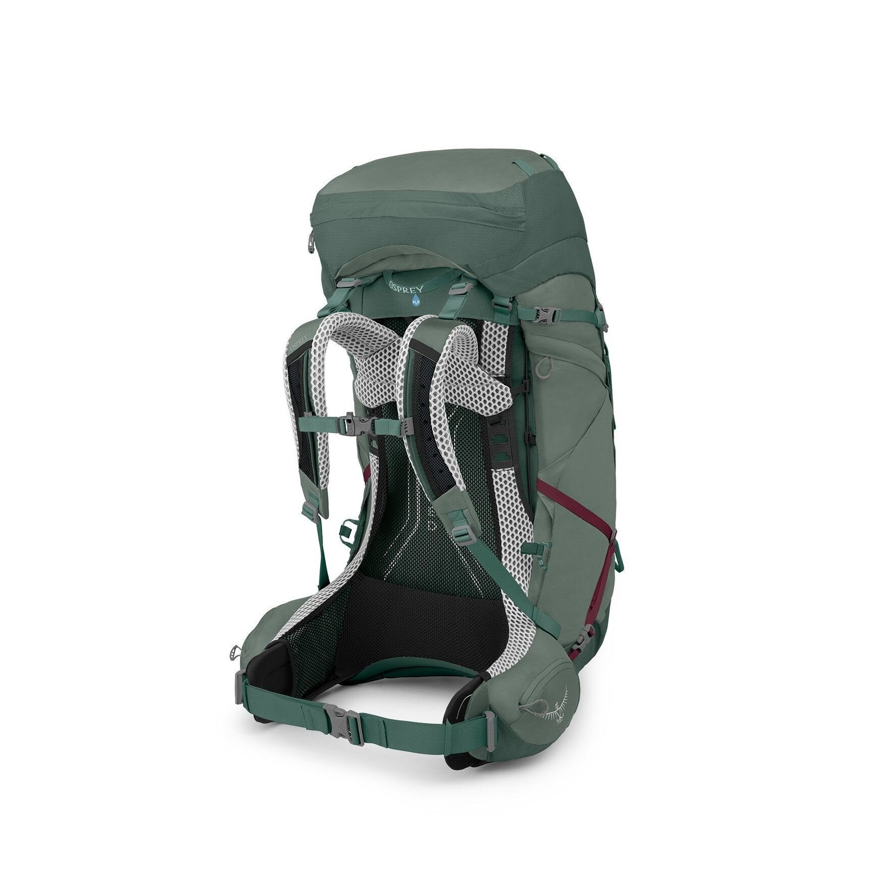 Osprey Aura AG LT - 65L - Koseret/Darjeeling Spring Green - WXS/S Backpack - Reisartikelen-nl