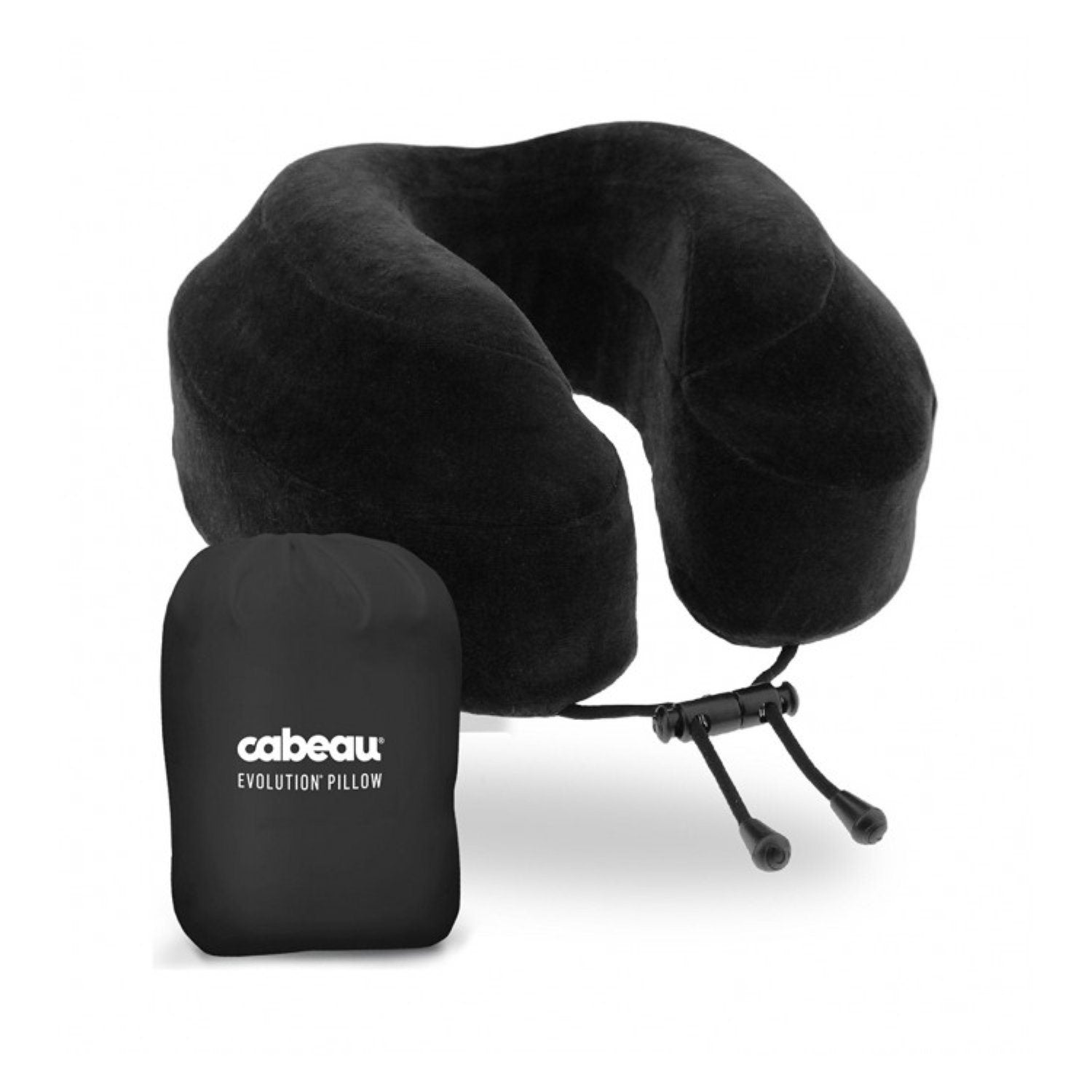 Cabeau Evolution Pillow Black Nekkussen - Reisartikelen-nl