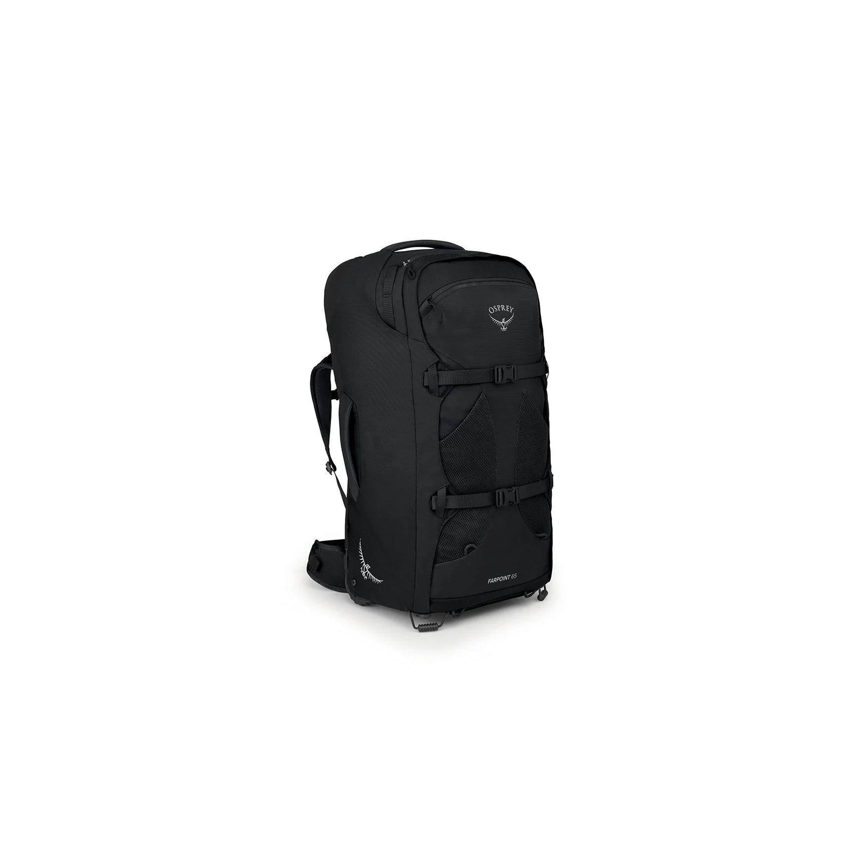 Osprey Farpoint Wheels - 65L - Black Backpack - Reisartikelen-nl