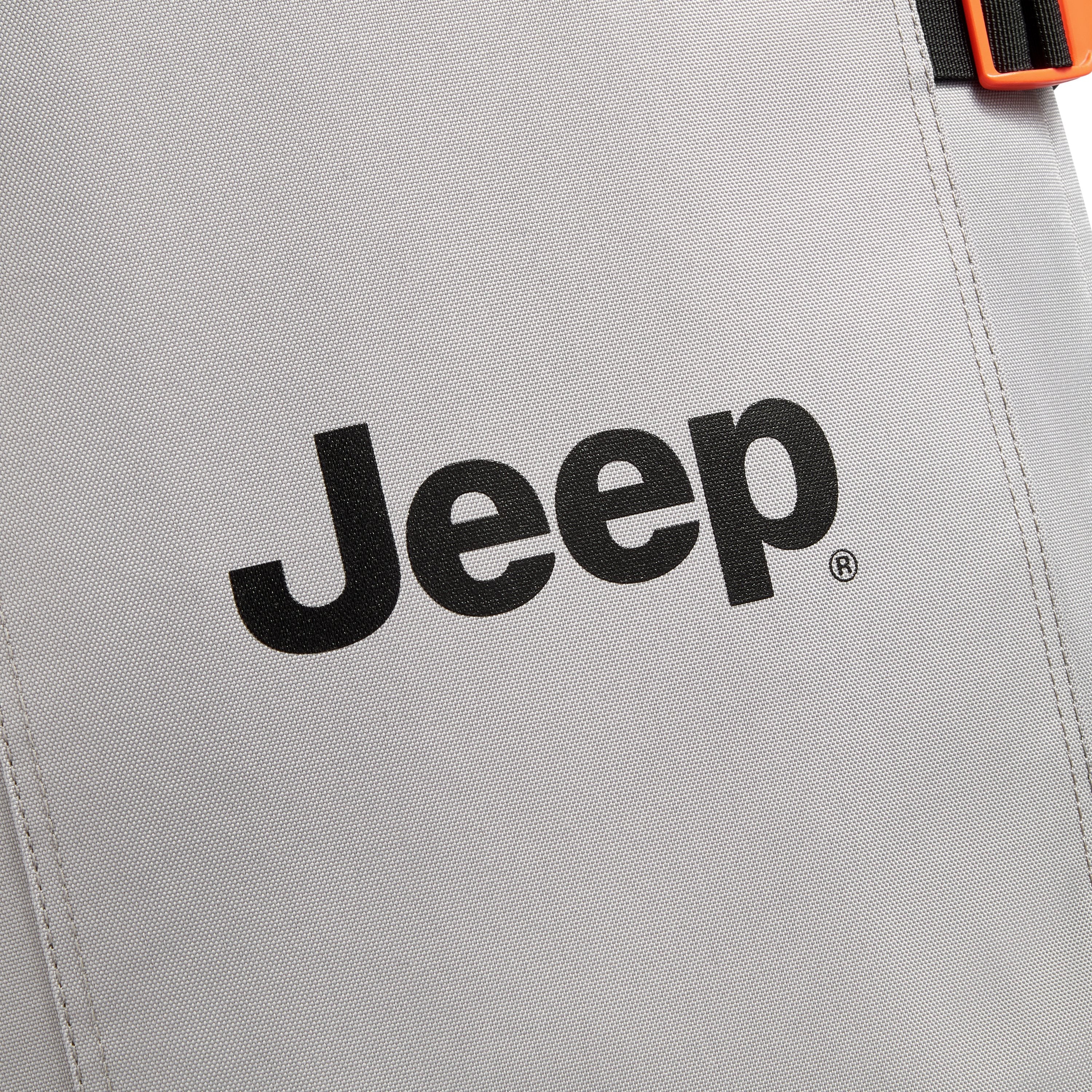 Jeep Softcase Koffer - JS007C - 2 Wielen - 48L - Grey Dizzle Handbagage Koffer - Reisartikelen-nl