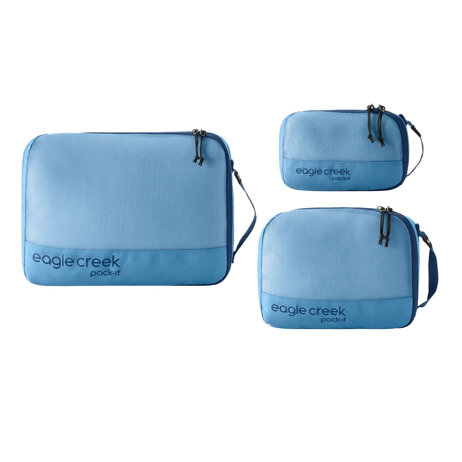 Eagle Creek Pack-It Reveal Cube Set XS/S/M - Blue Dawn Bagage Organizer - Reisartikelen-nl