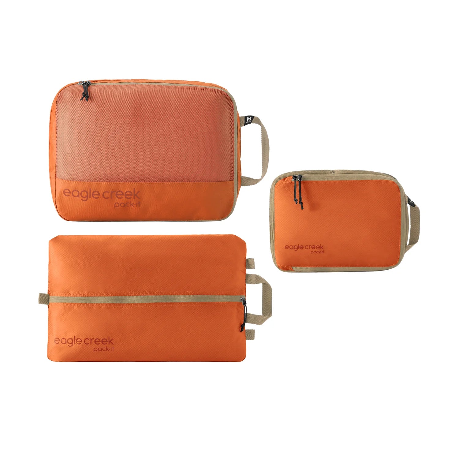 Eagle Creek Pack-It Essentials Set - Mandarin Bagage Organizer - Reisartikelen-nl