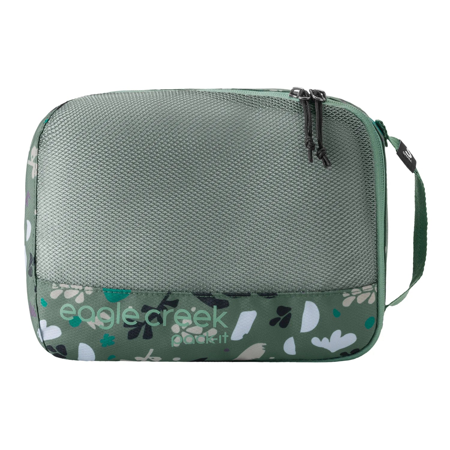 Eagle Creek Pack-It Reveal Cube - S - Roots & Shoots Duck Green Bagage Organizer - Reisartikelen-nl