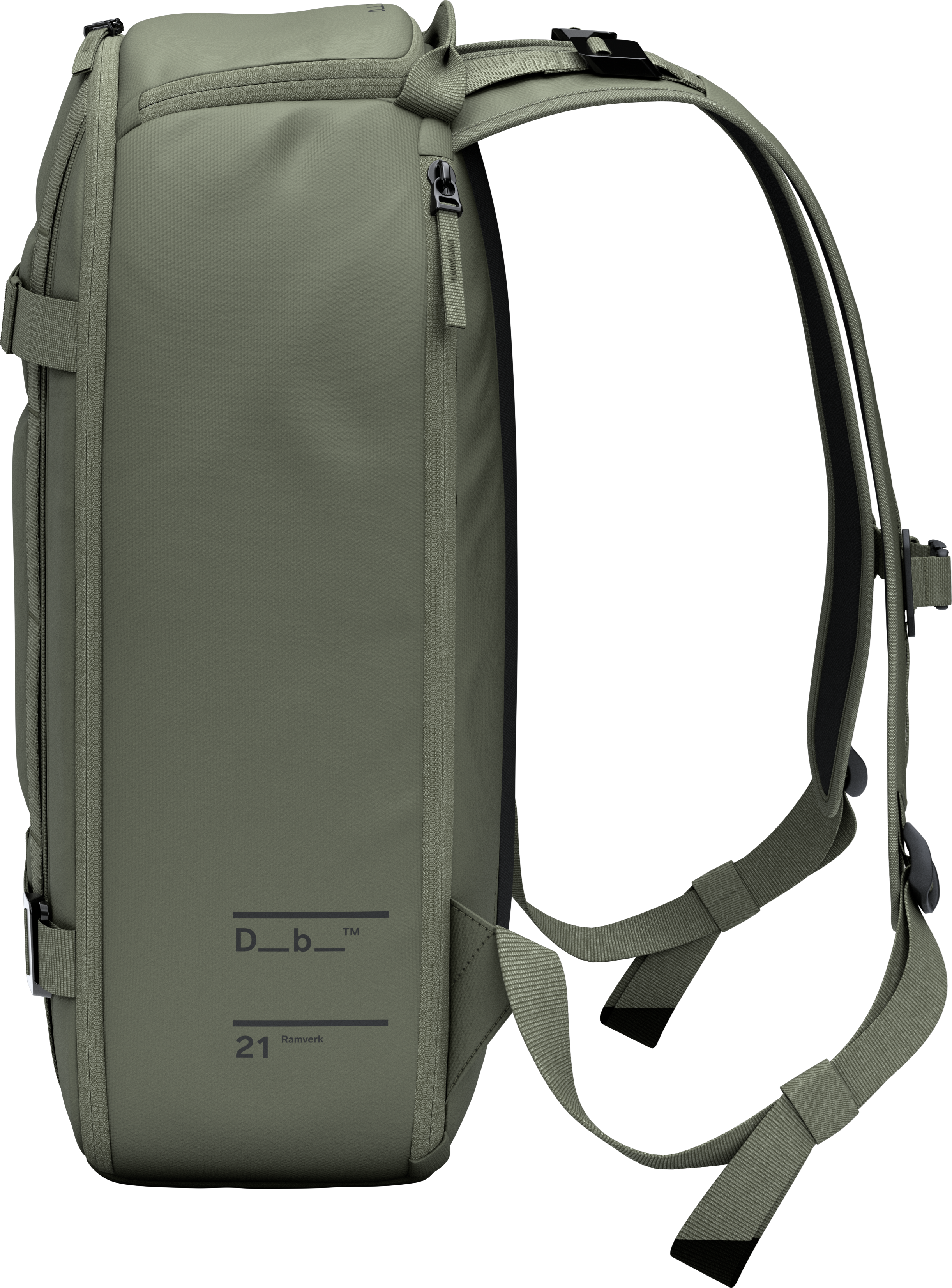 DB Journey Ramverk Backpack - 21L -  Moss Green Rugzak - Reisartikelen-nl