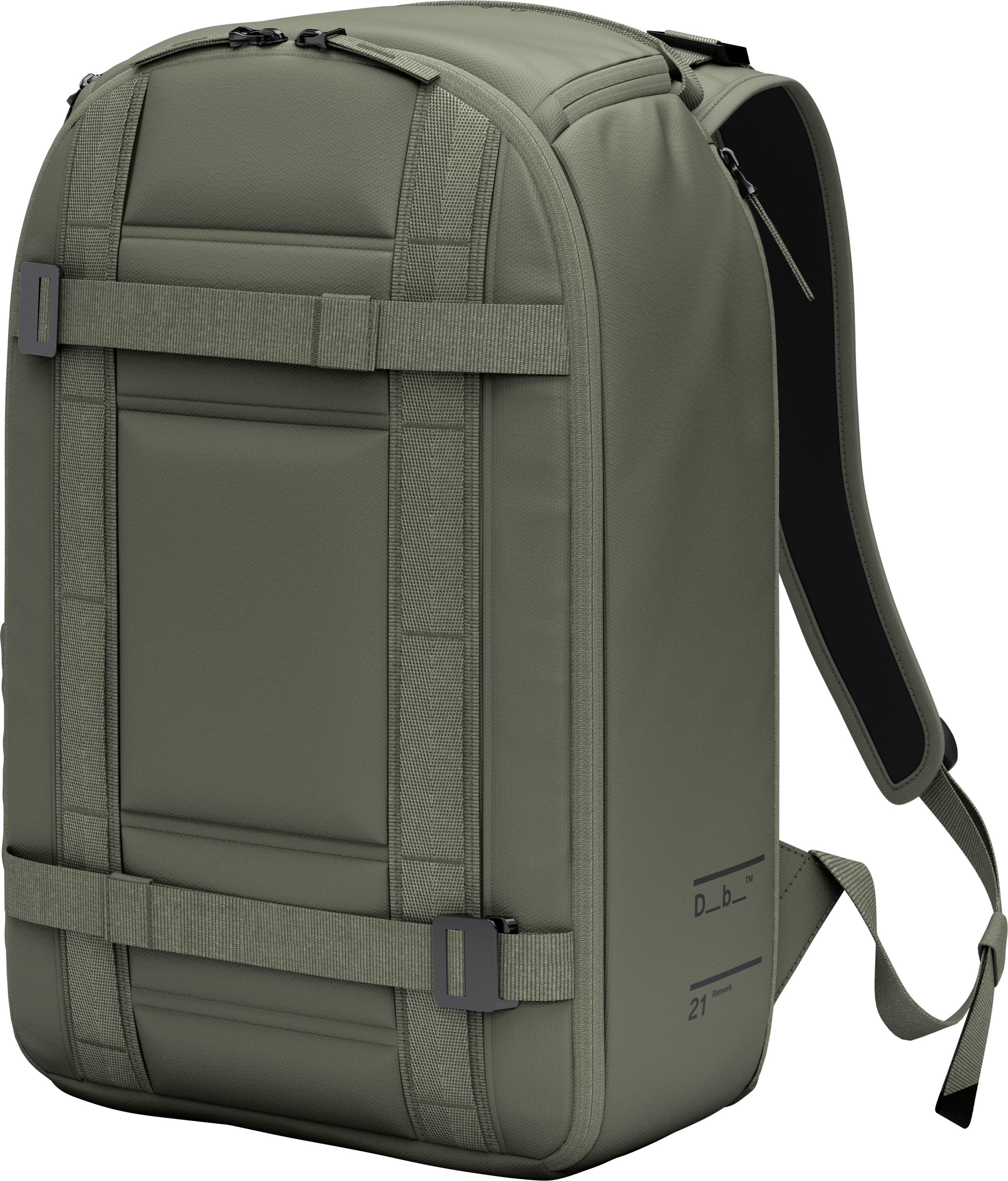 DB Journey Ramverk Backpack - 21L -  Moss Green Rugzak - Reisartikelen-nl