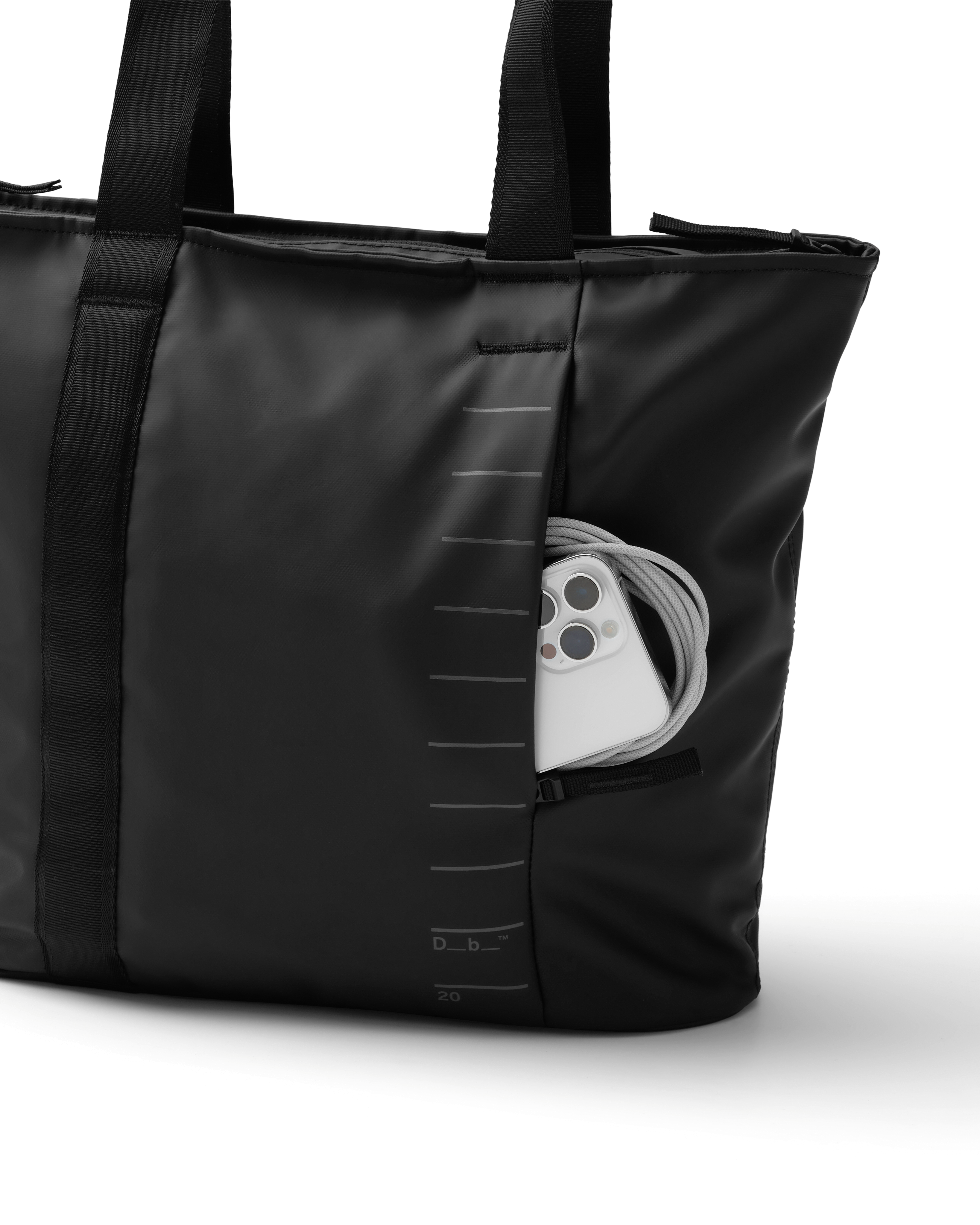 DB Journey Essential Tote - 20L - Black Out Shopper - Reisartikelen-nl