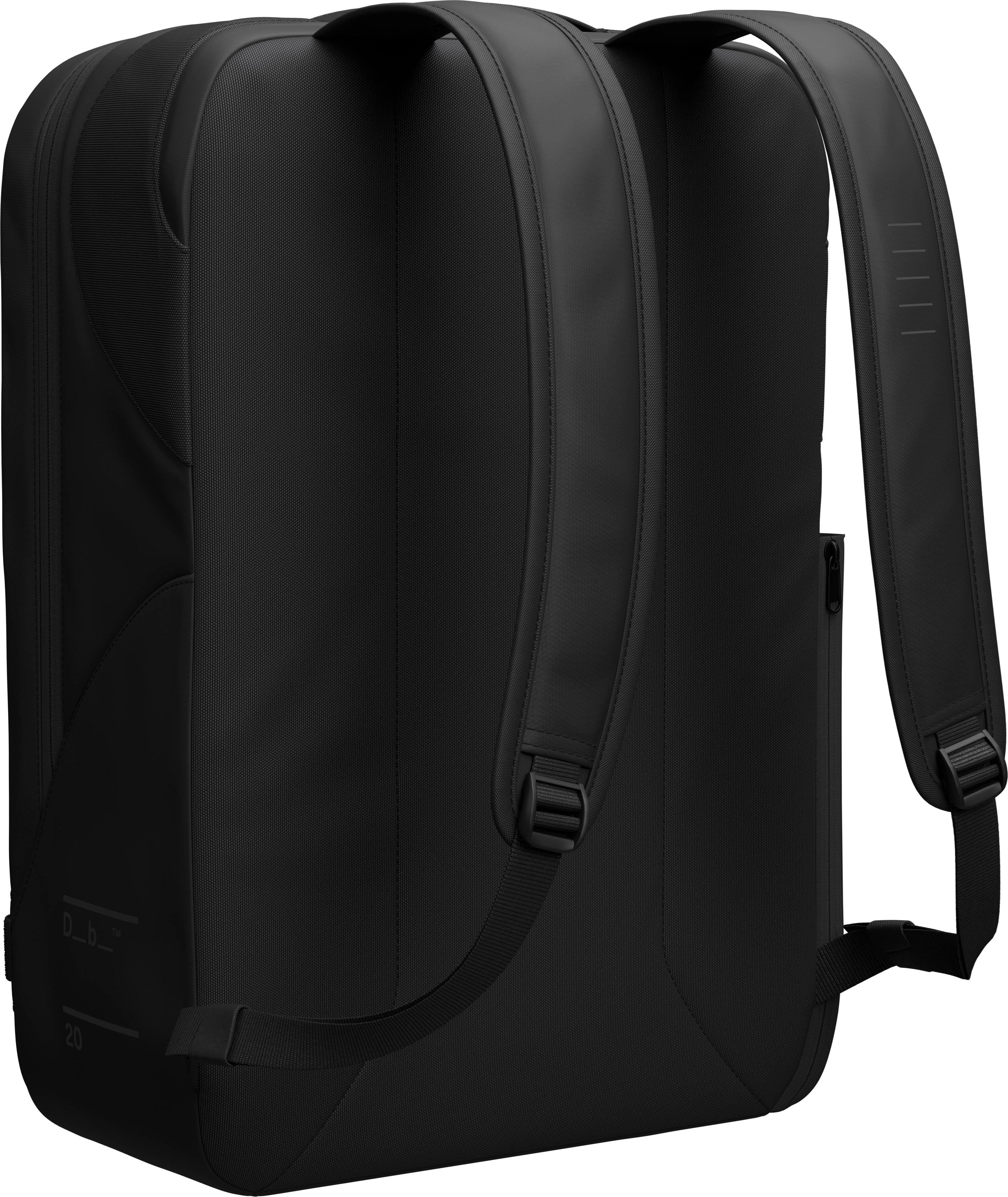 DB Journey Skateboarding Daypack - 20L - Black Out Handbagage Rugzak - Reisartikelen-nl