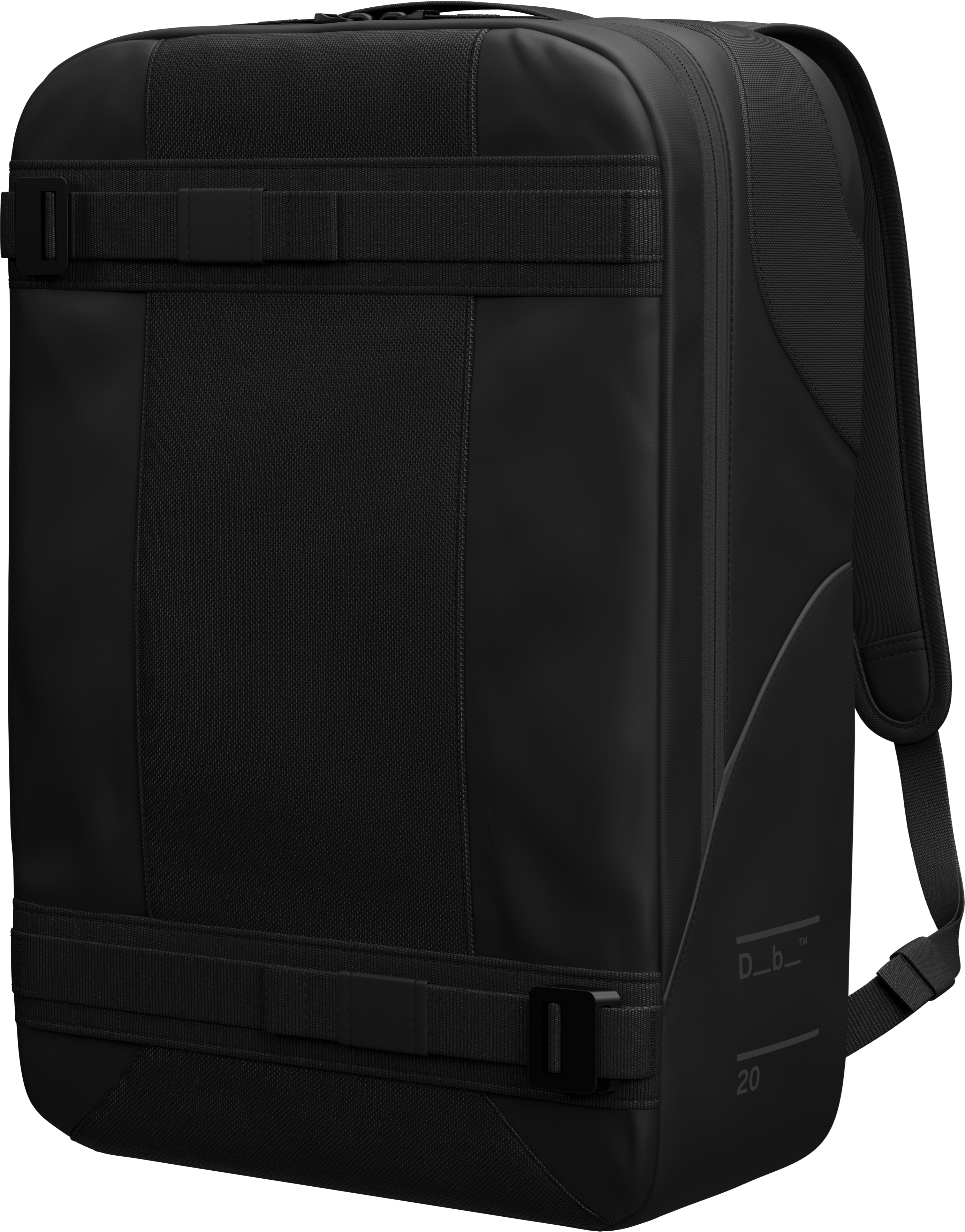 DB Journey Skateboarding Daypack - 20L - Black Out Handbagage Rugzak - Reisartikelen-nl