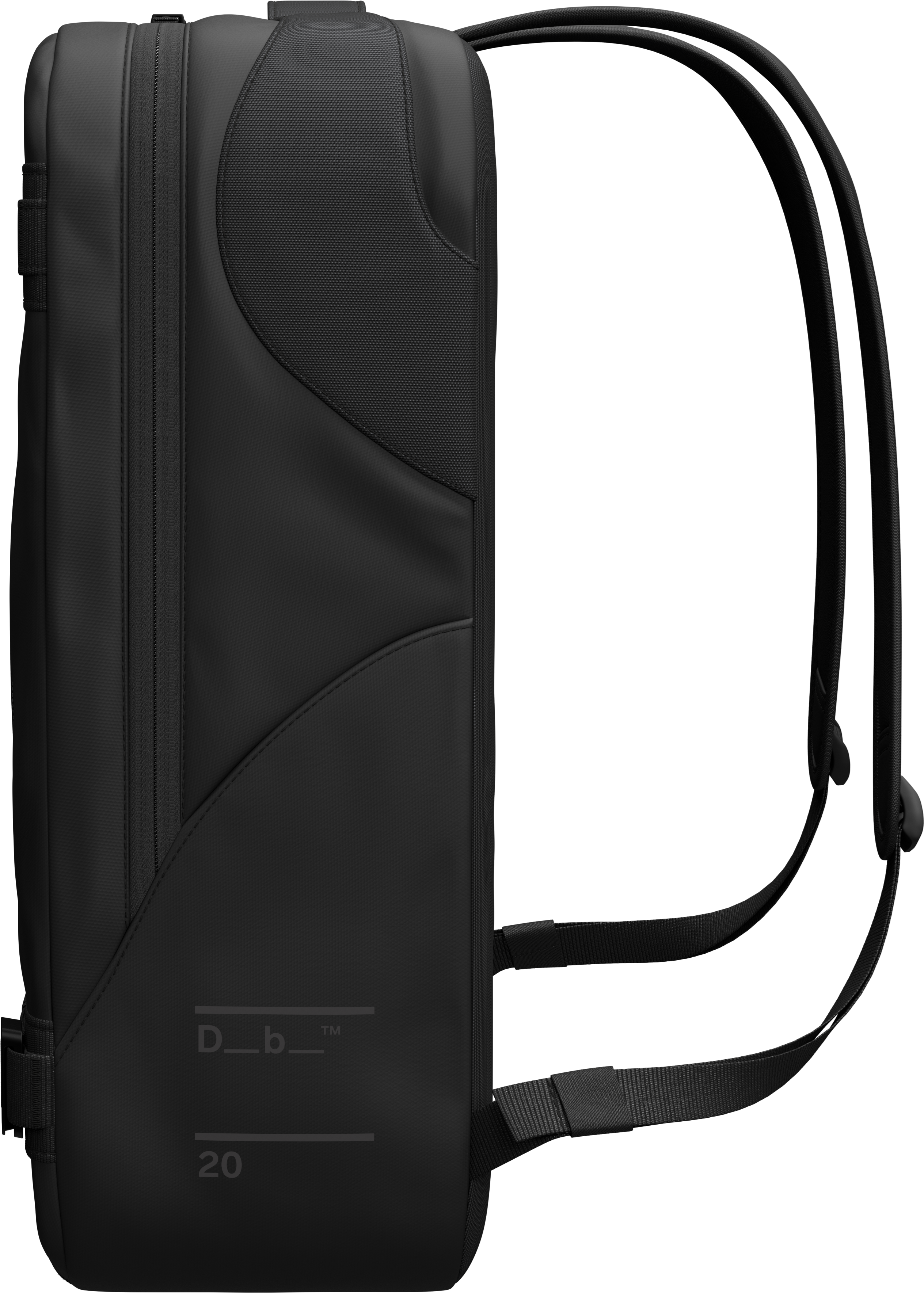 DB Journey Skateboarding Daypack - 20L - Black Out Handbagage Rugzak - Reisartikelen-nl