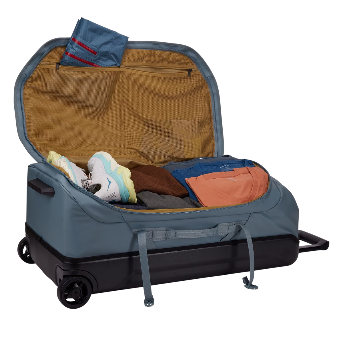 Thule Chasm Wheeled Duffel - 110L - Pond Grey Ruimbagage Koffer - Reisartikelen-nl