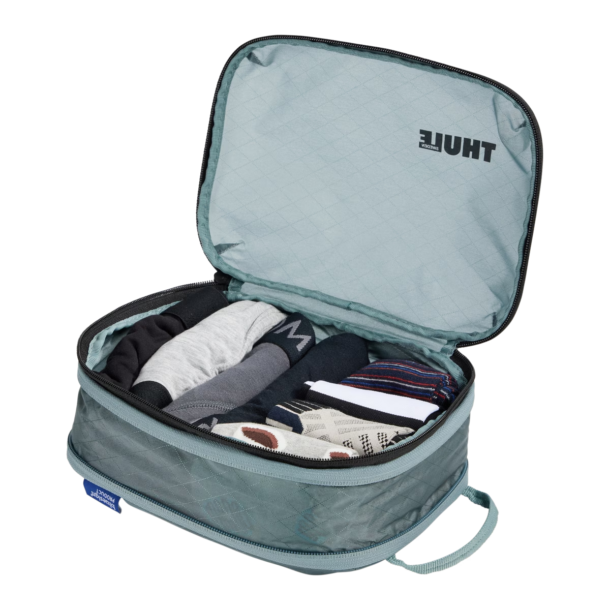 Thule Compression Packing Cube - 5L - Pond Grey Bagage Organizer - Reisartikelen-nl