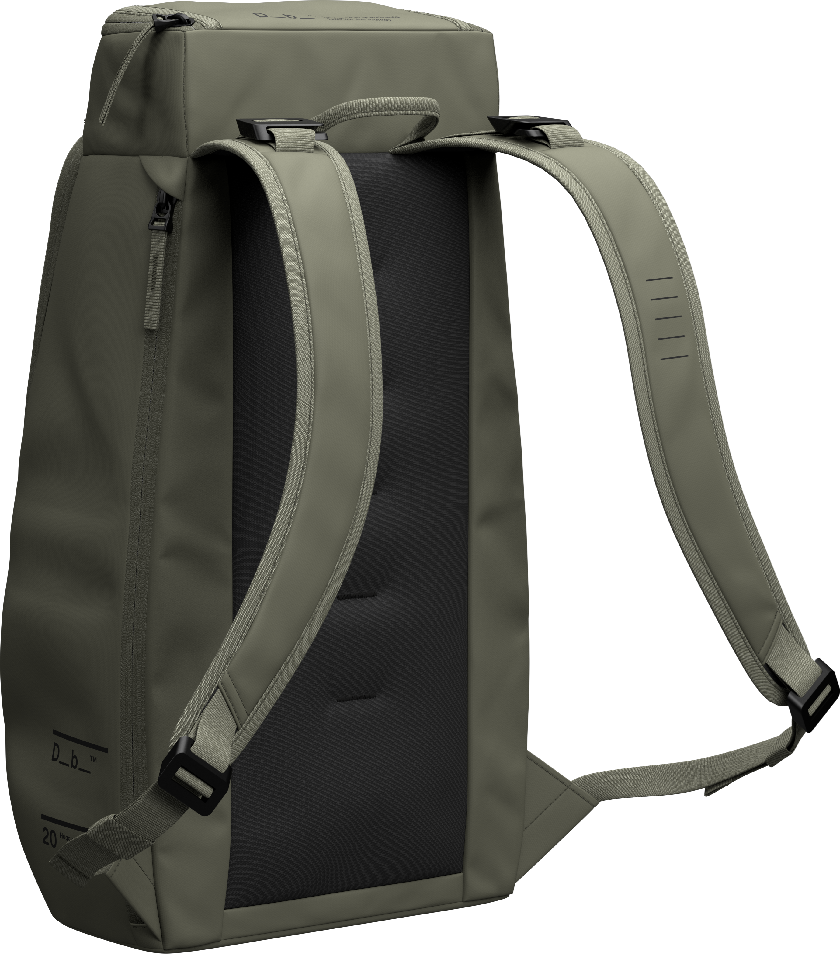 DB Journey Hugger Backpack - 20L - Moss Green Handbagage Rugzak - Reisartikelen-nl