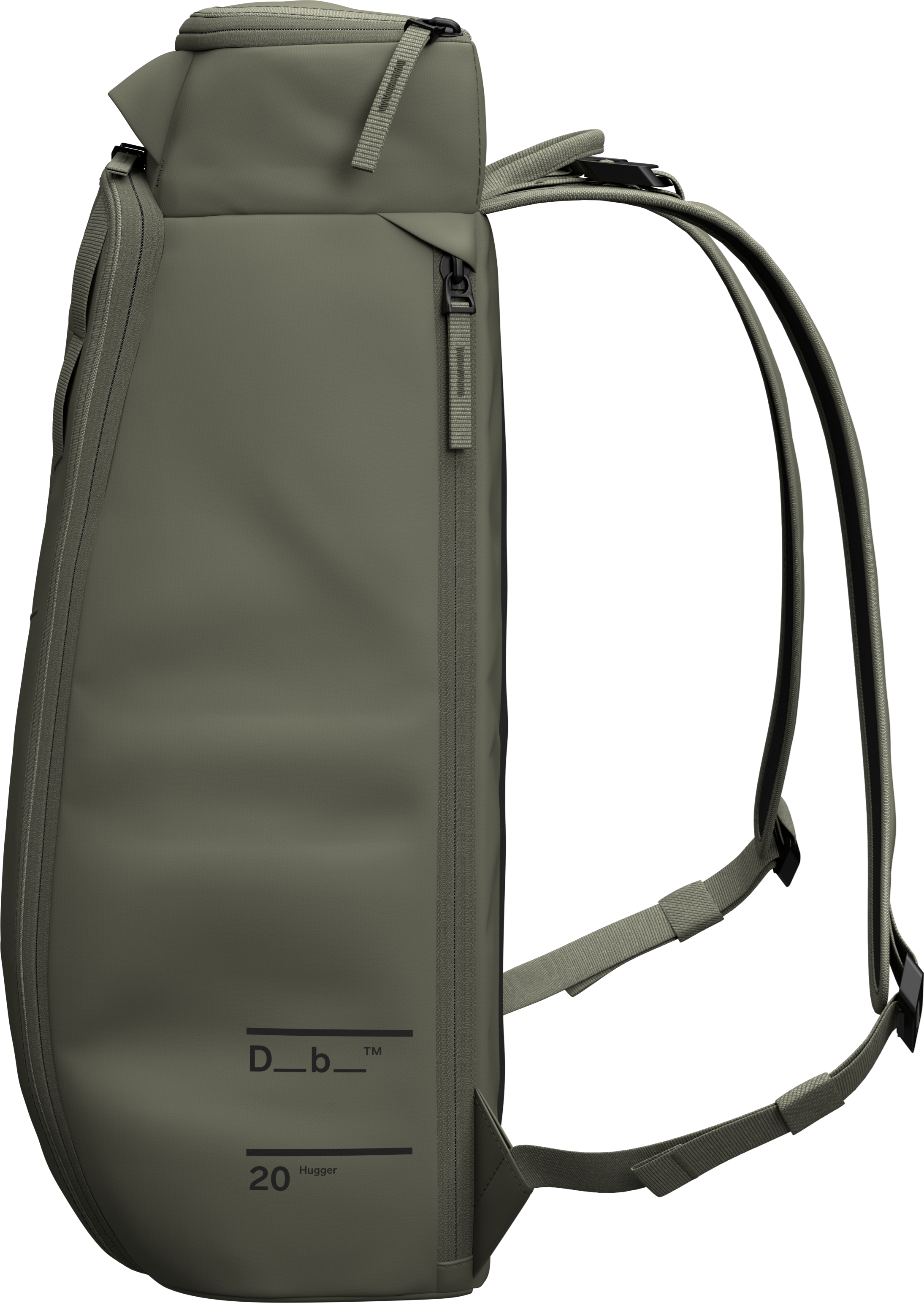 DB Journey Hugger Backpack - 20L - Moss Green Handbagage Rugzak - Reisartikelen-nl