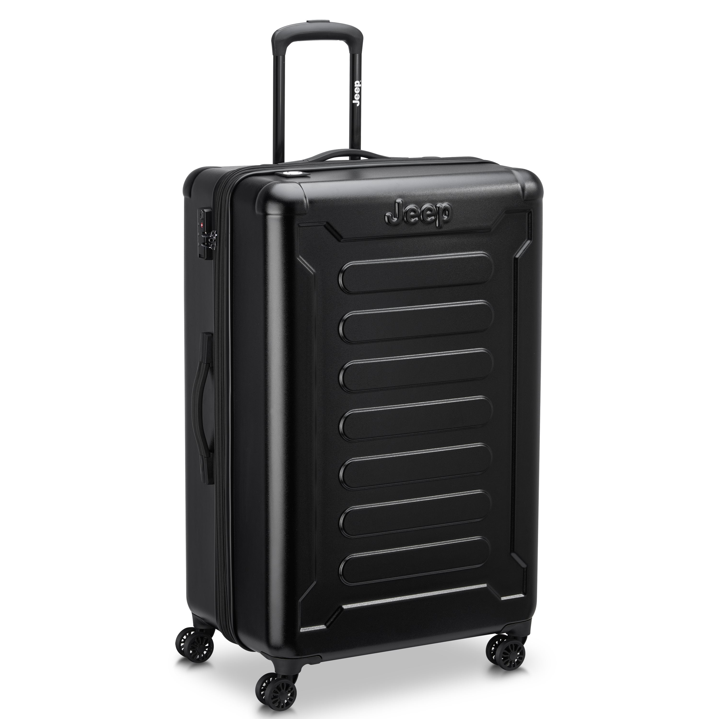 Jeep Hardcase Koffer - JHOO4C - Uitbreidbaar - 144L - Black Ruimbagage Koffer - Reisartikelen-nl