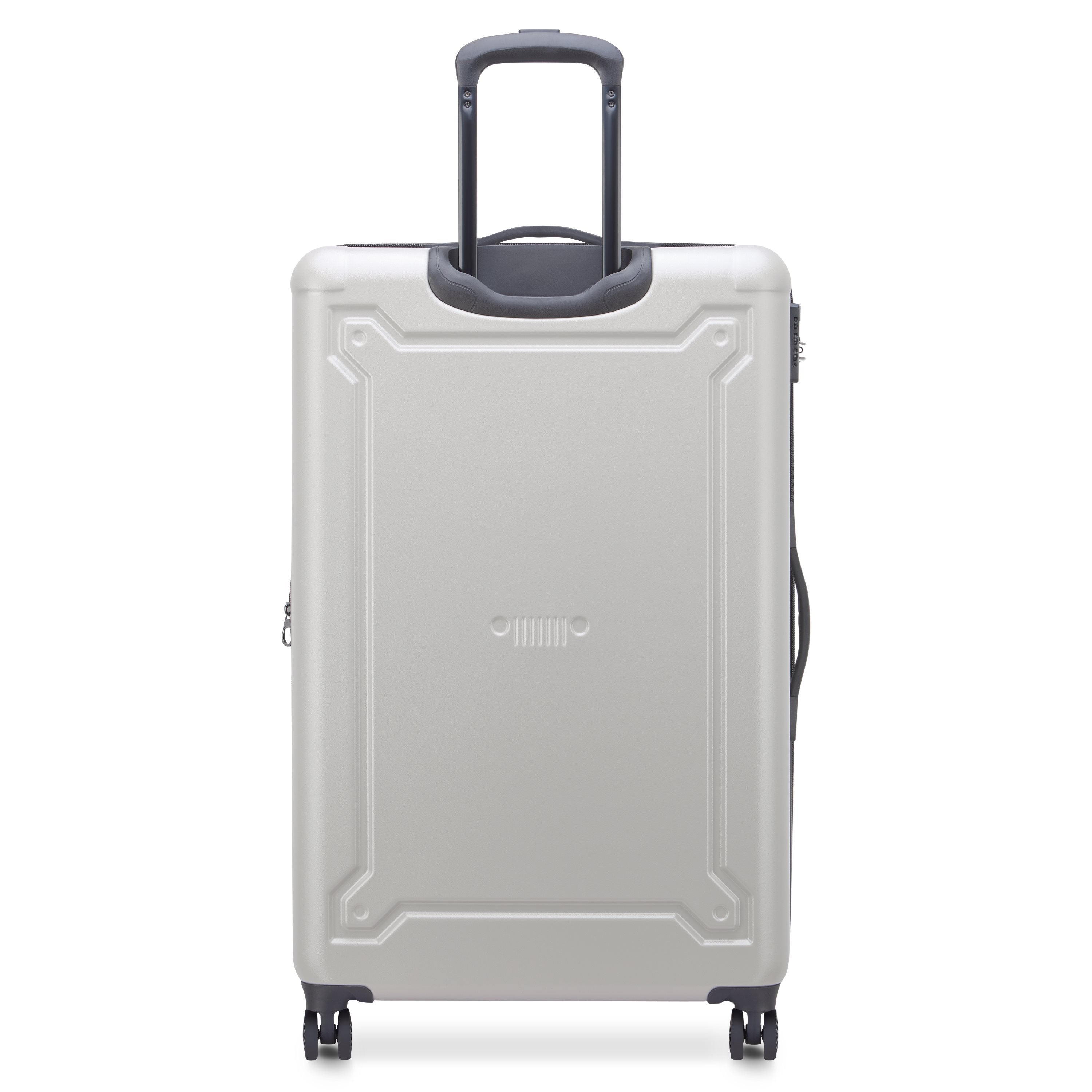 Jeep Hardcase Koffer - JHOO4C - Uitbreidbaar - 144L - Grey Drizzle Ruimbagage Koffer - Reisartikelen-nl