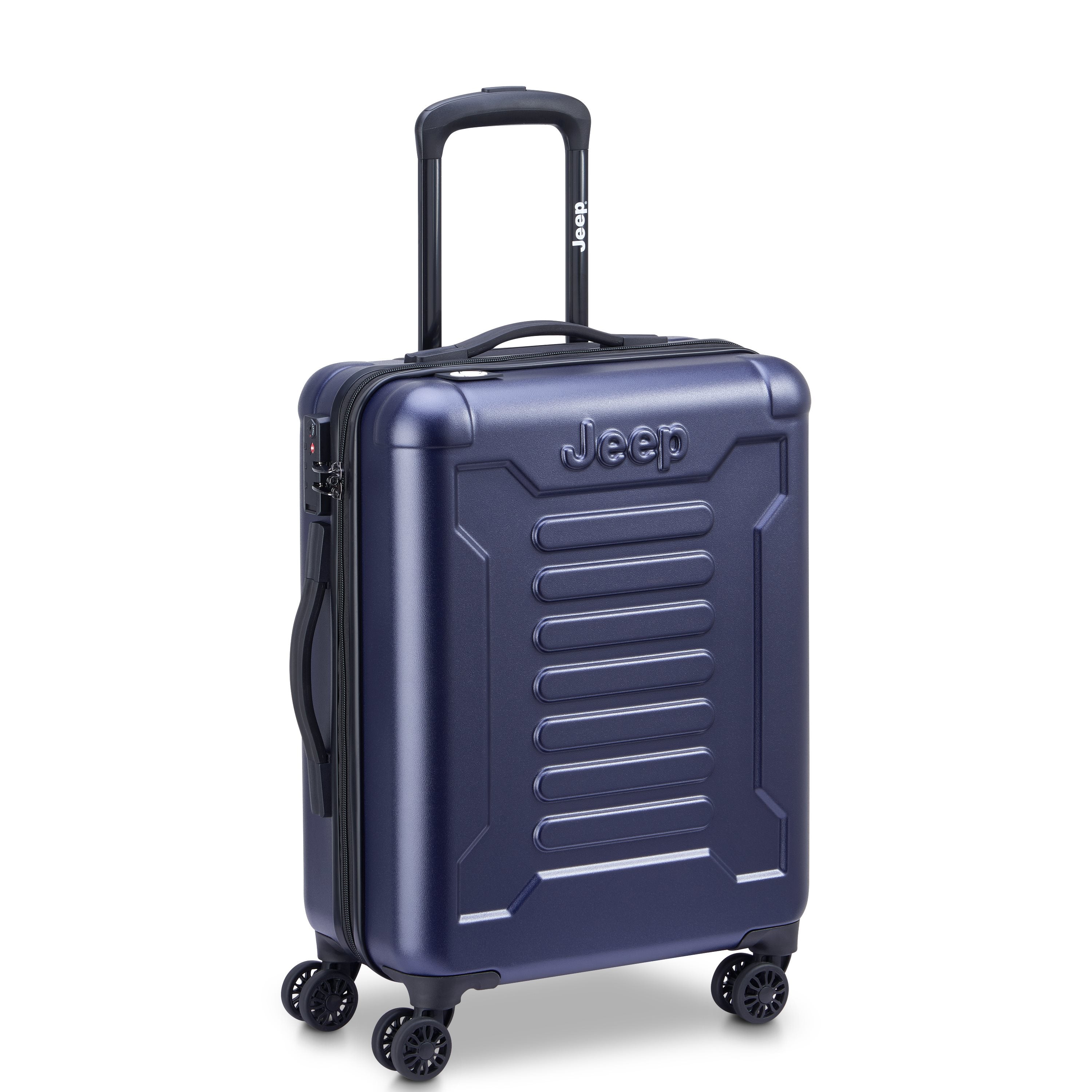 Jeep Hardcase Koffer - JHOO4C - Uitbreidbaar - 44L - Petcoat Navy Handbagage Koffer - Reisartikelen-nl