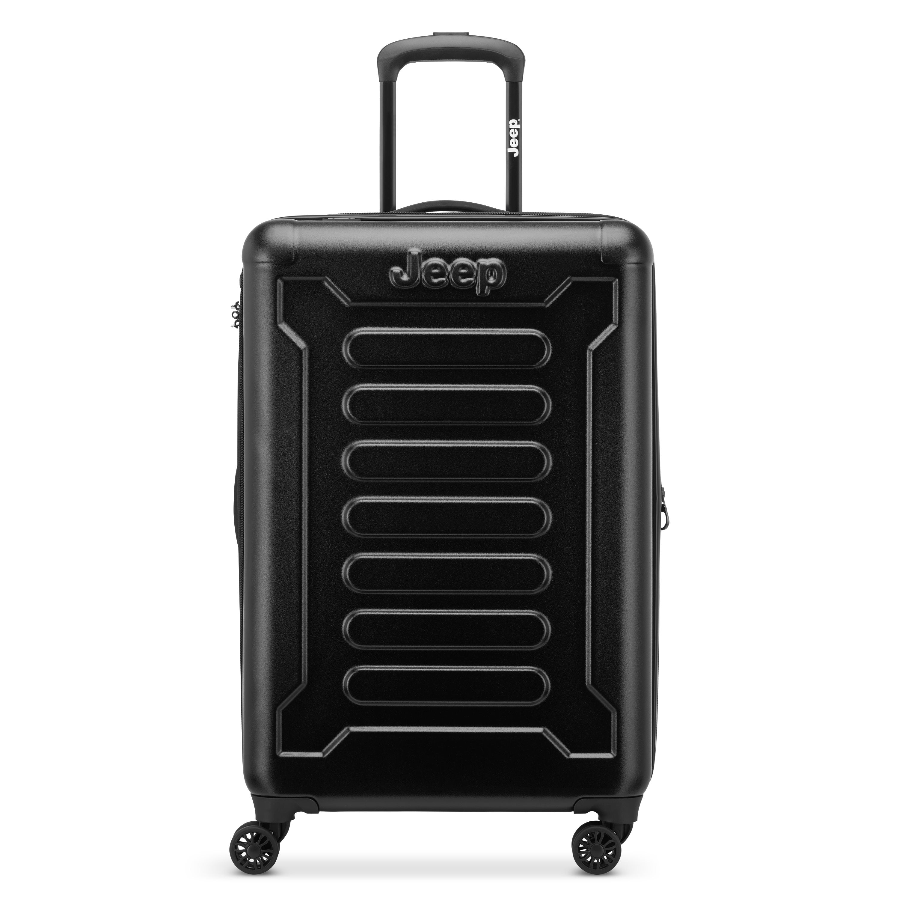 Jeep Hardcase Koffer - JHOO4C - Uitbreidbaar - 93L - Black Ruimbagage Koffer - Reisartikelen-nl