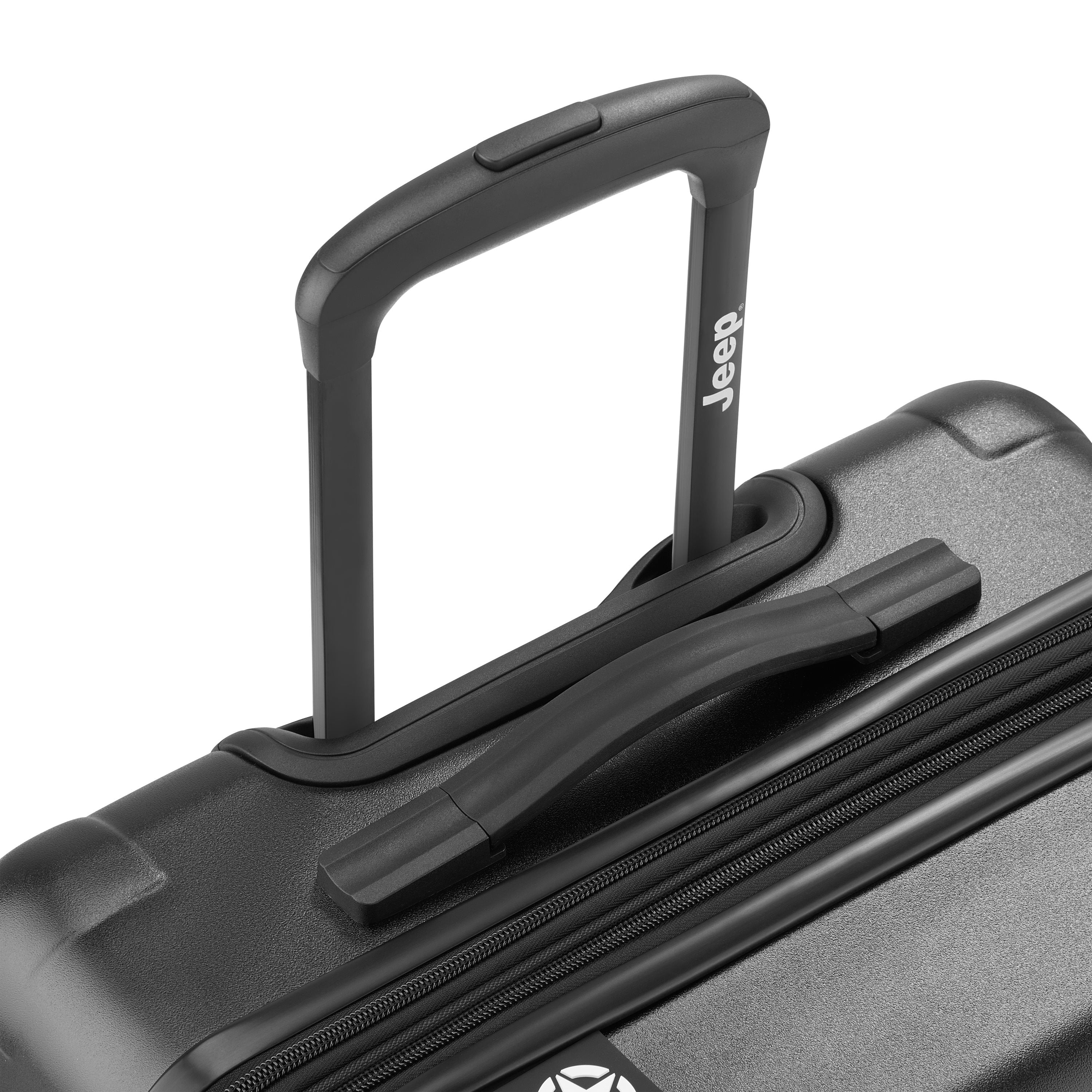 Jeep Hardcase Koffer - JHOO4C - Uitbreidbaar - 93L - Black Ruimbagage Koffer - Reisartikelen-nl