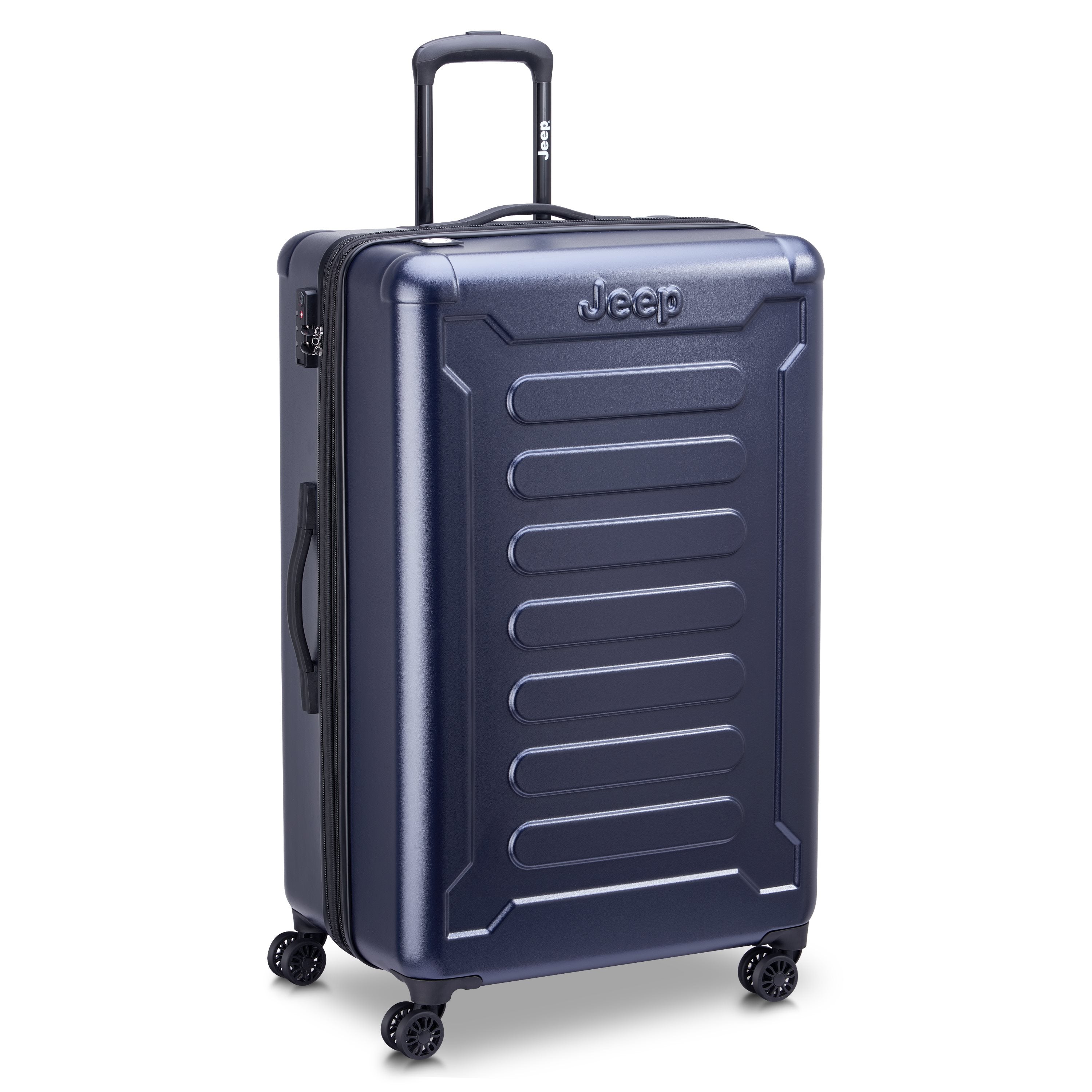 Jeep Hardcase Koffer - JHOO4C - Uitbreidbaar - 144L - Petcoat Navy Ruimbagage Koffer - Reisartikelen-nl