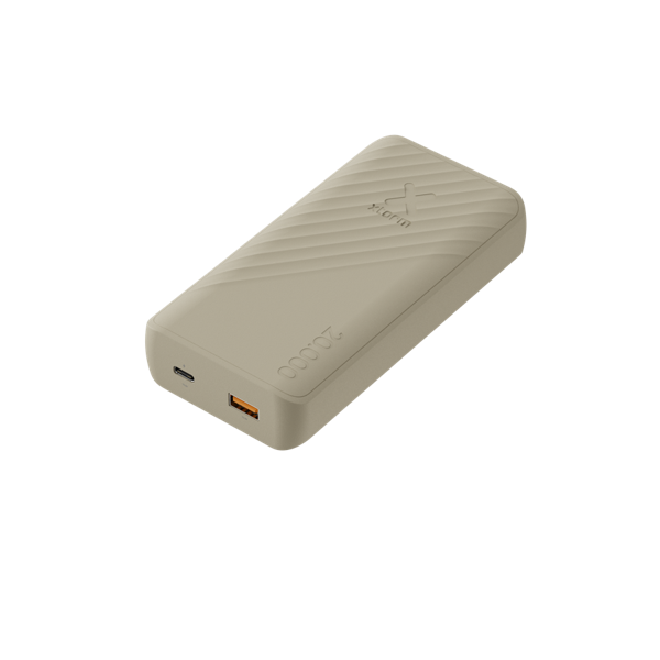 Xtorm Go2 Powerbank - 20.000 mAh -  15W - Clay Powerbank - Reisartikelen-nl