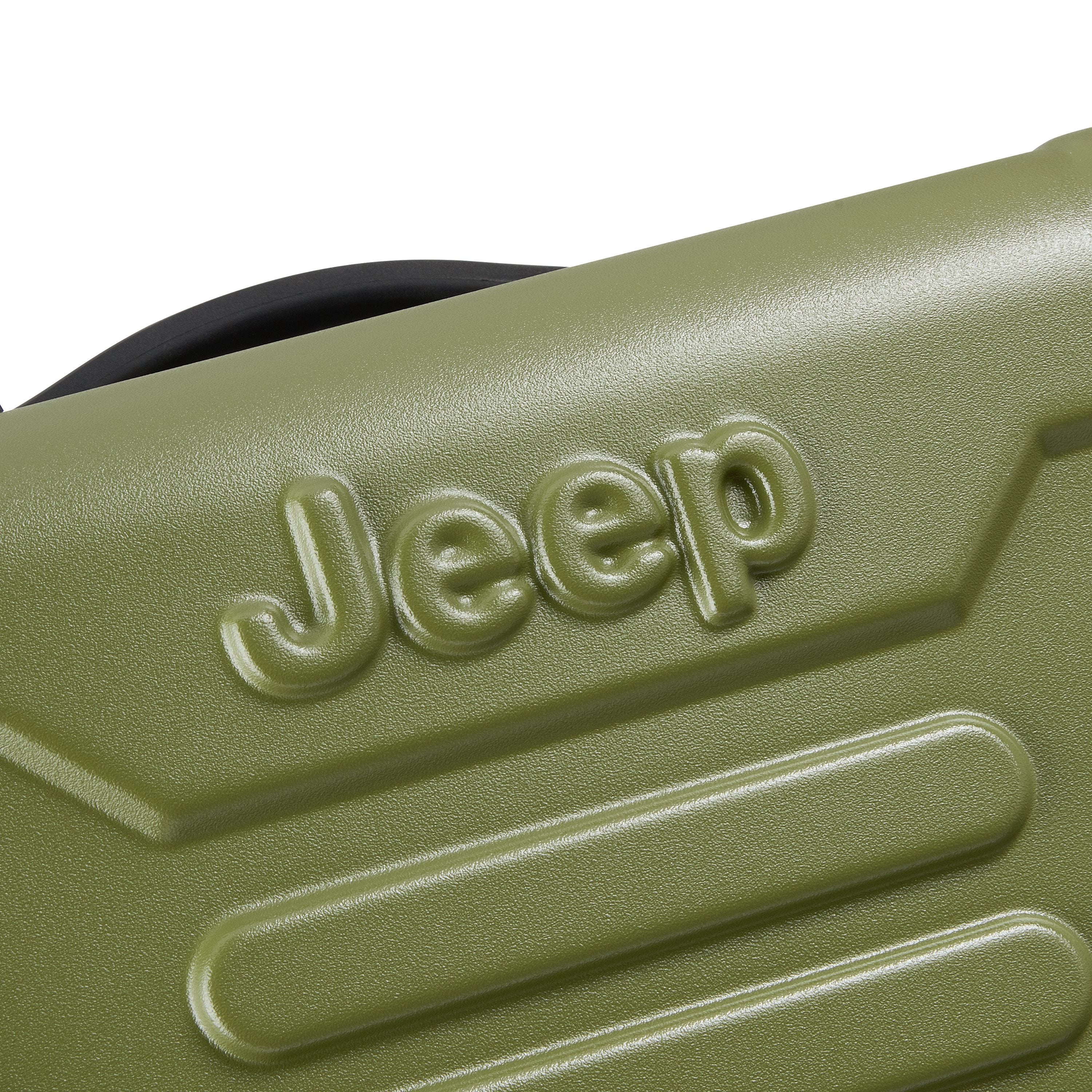 Jeep Hardcase Koffer - JHOO4C - Uitbreidbaar - 44L - Avocado Handbagage Koffer - Reisartikelen-nl