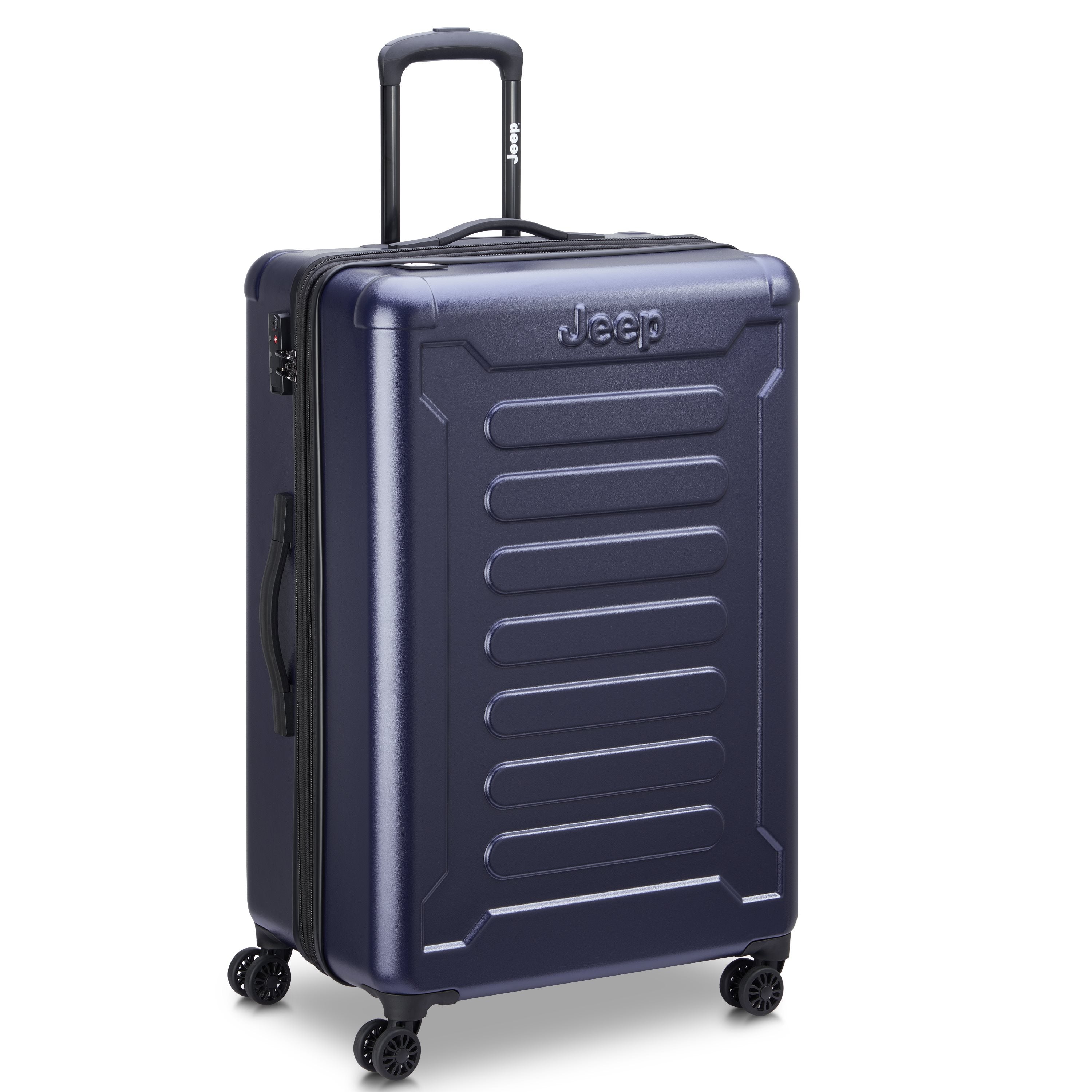 Jeep Hardcase Koffer - JHOO4C - Uitbreidbaar - 130L - Petcoat Navy Ruimbagage Koffer - Reisartikelen-nl