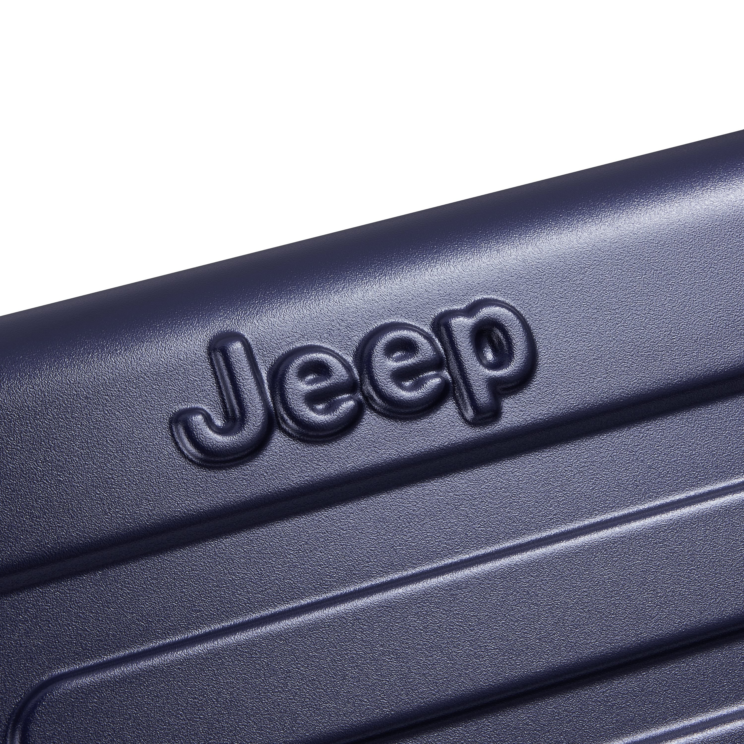 Jeep Hardcase Koffer - JHOO4C - Uitbreidbaar - 130L - Petcoat Navy Ruimbagage Koffer - Reisartikelen-nl