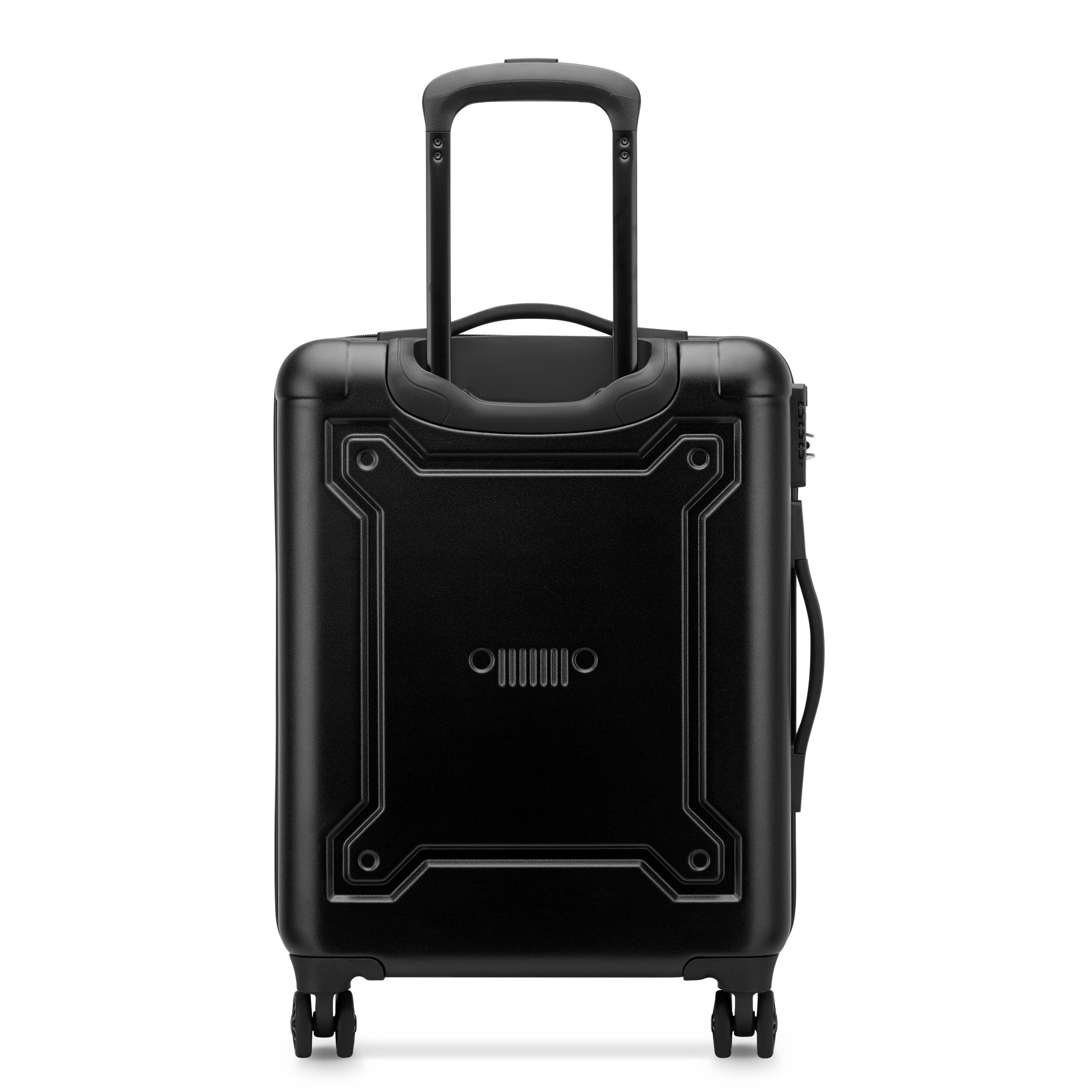 Jeep Hardcase Koffer - JHOO4C - Uitbreidbaar - 44L - Black Handbagage Koffer - Reisartikelen-nl