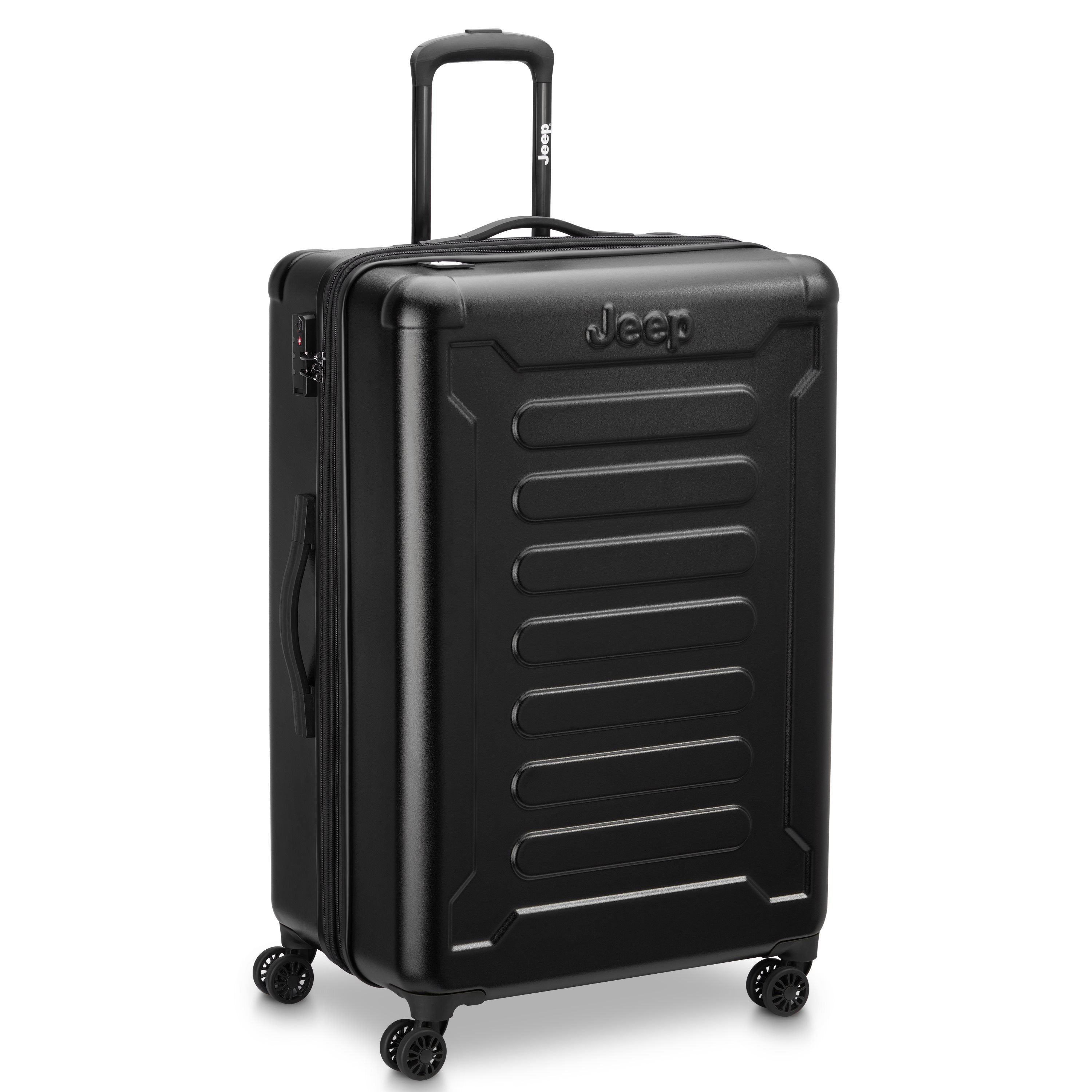 Jeep Hardcase Koffer - JHOO4C - Uitbreidbaar - 130L - Black Ruimbagage Koffer - Reisartikelen-nl