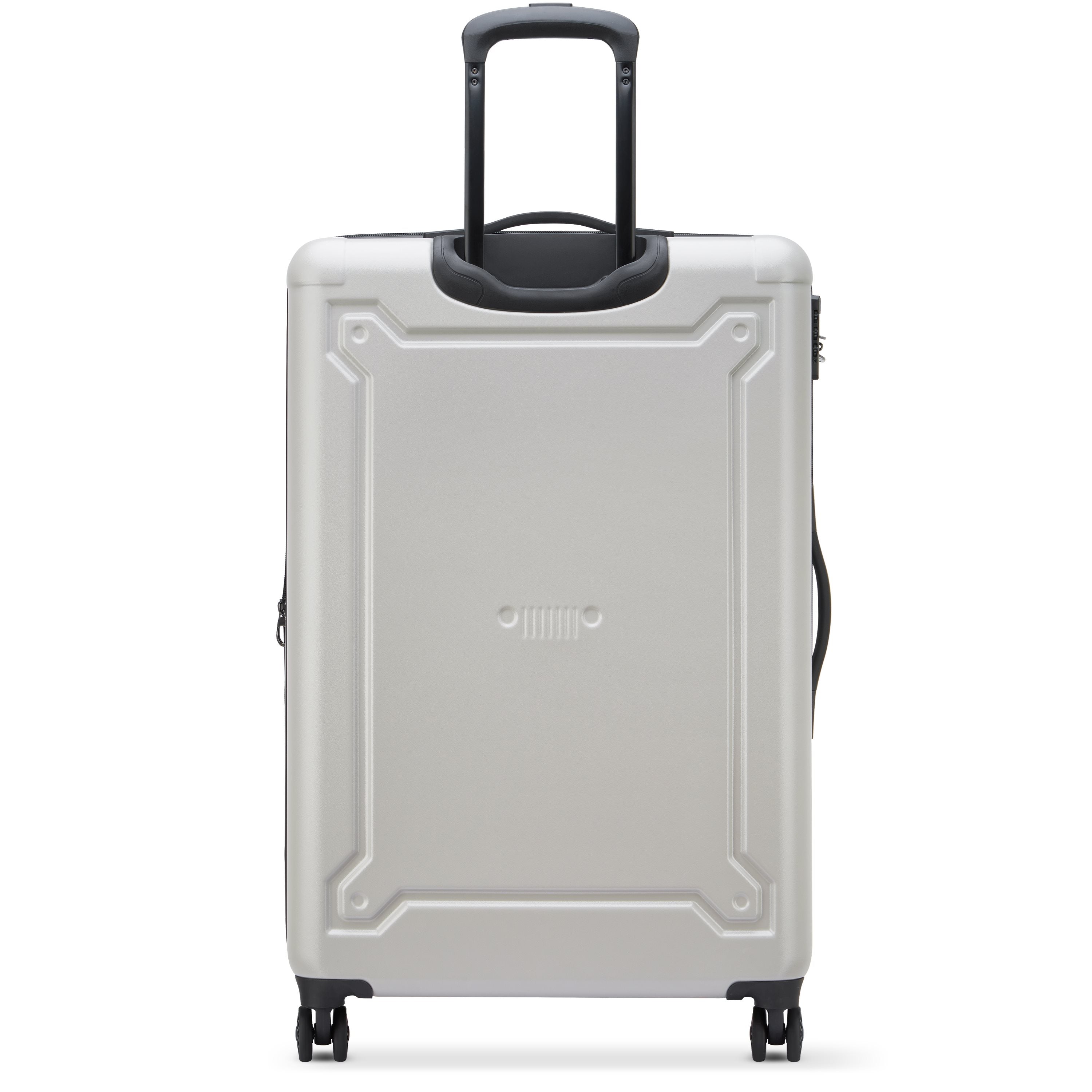 Jeep Hardcase Koffer - JHOO4C - Uitbreidbaar - 130L - Grey Drizzle Ruimbagage Koffer - Reisartikelen-nl