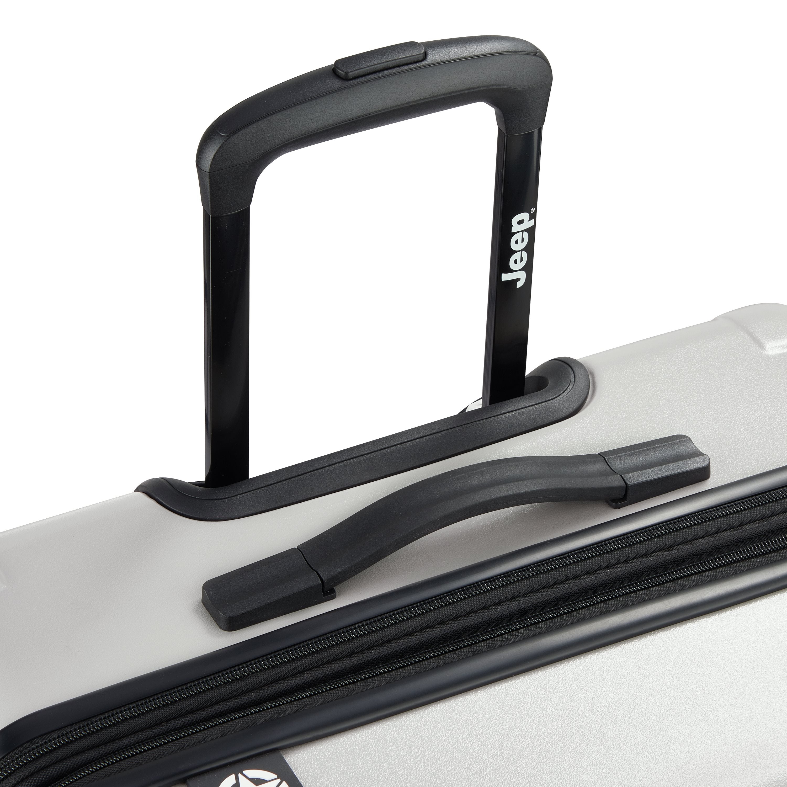 Jeep Hardcase Koffer - JHOO4C - Uitbreidbaar - 130L - Grey Drizzle Ruimbagage Koffer - Reisartikelen-nl