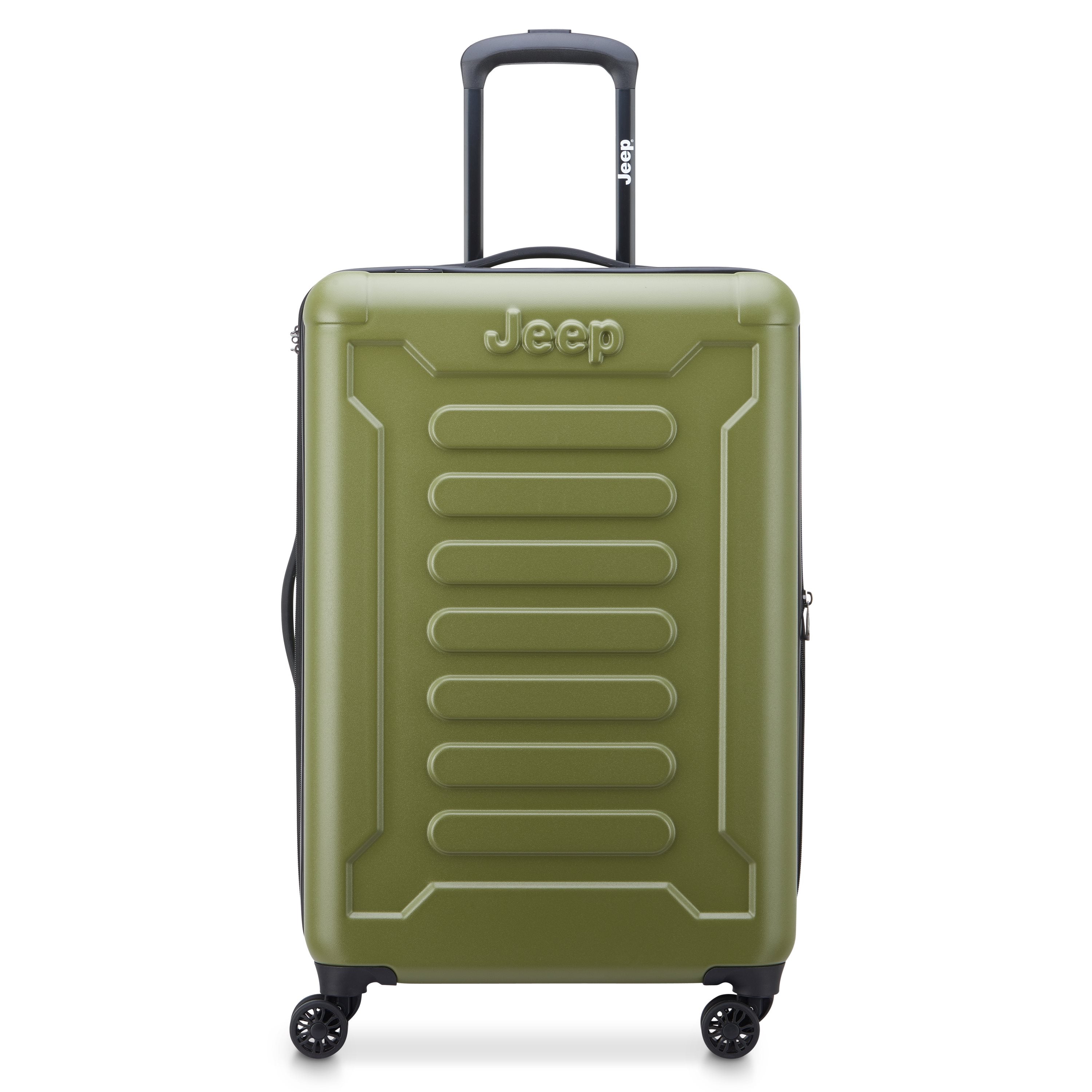 Jeep Hardcase Koffer - JHOO4C - Uitbreidbaar - 93L - Avocado Ruimbagage Koffer - Reisartikelen-nl