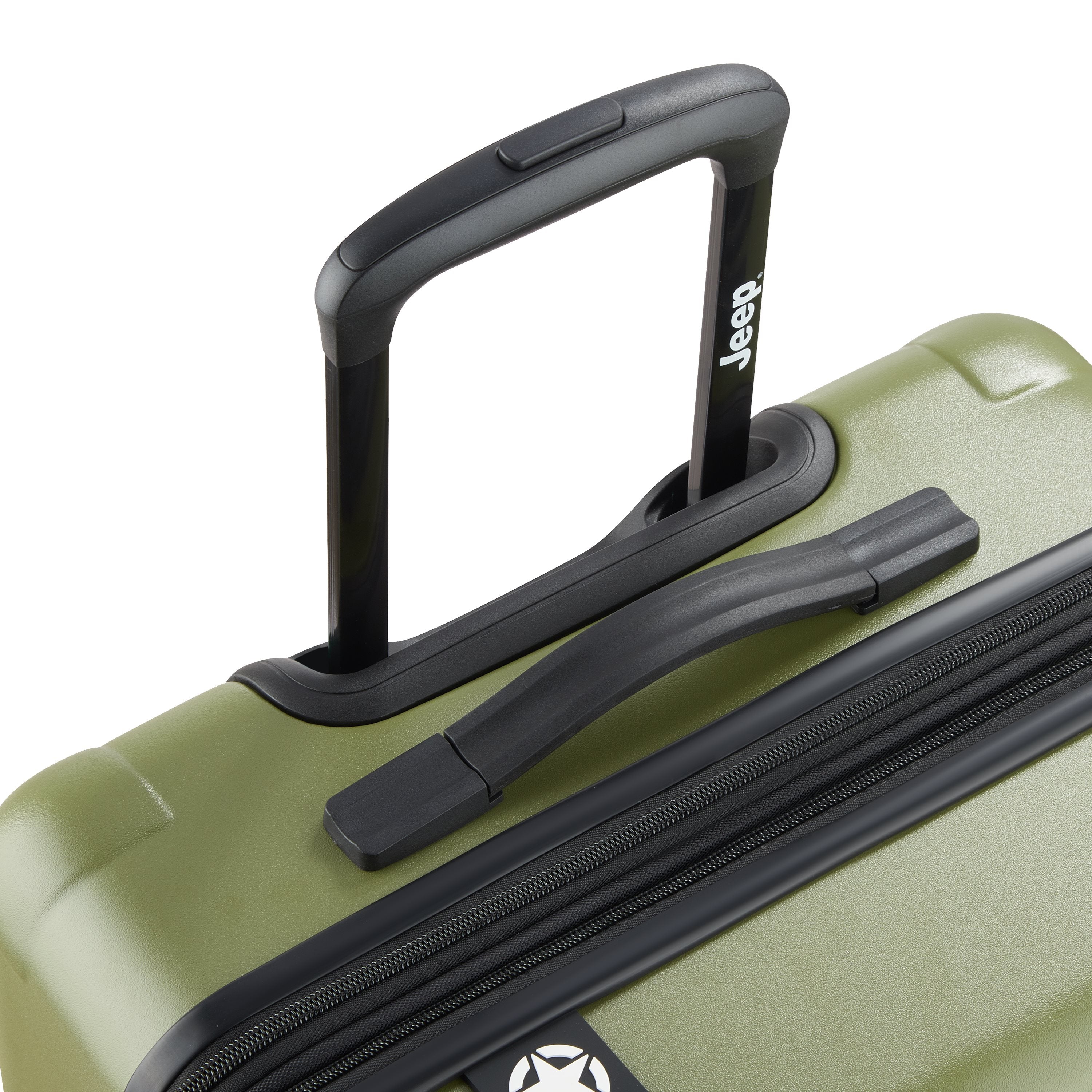 Jeep Hardcase Koffer - JHOO4C - Uitbreidbaar - 93L - Avocado Ruimbagage Koffer - Reisartikelen-nl