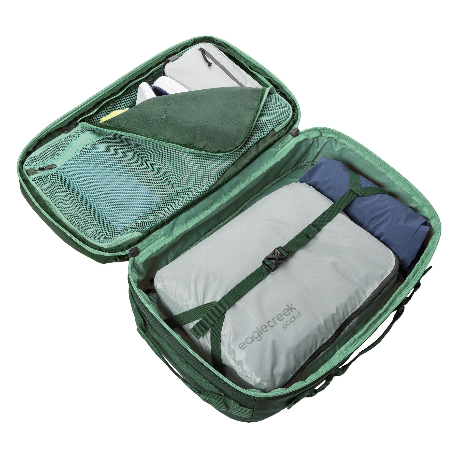 Eagle Creek Tour Travel Pack - 40L - Jungle Green Handbagage Rugzak - Reisartikelen-nl