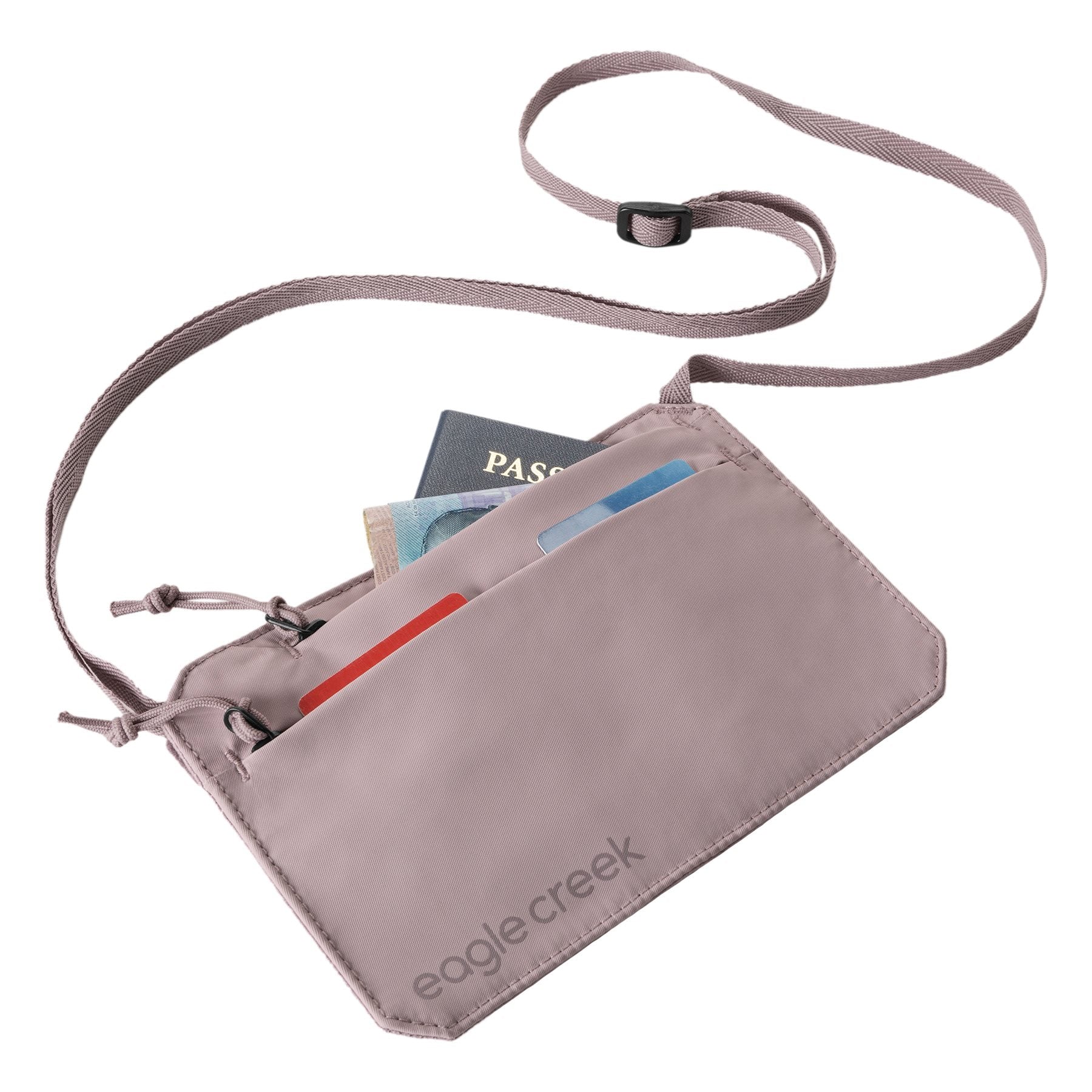 Eagle Creek Undercover Neck Wallet - RFID - Orchid Reisportemonnee - Reisartikelen-nl